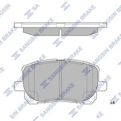 SP1373 Hi-Q (SANGSIN BRAKE) Колодки AVENSIS -09. MATRIX -09. AVALON -09 передние (Hi-Q) / Hi-Q