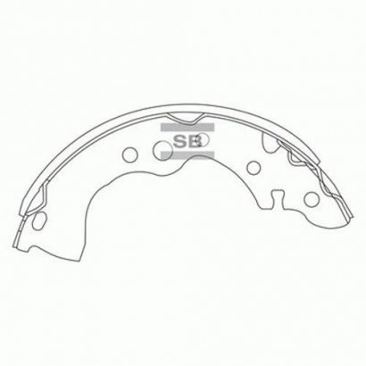 SA131 Hi-Q (SANGSIN BRAKE) Колодки NISSAN ALMERA CLASSIC 06- задние (Hi-Q)