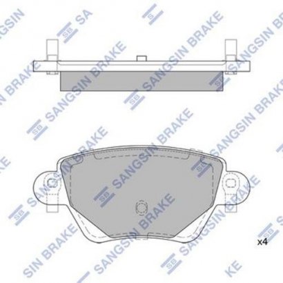 SP2031 Hi-Q (SANGSIN BRAKE) Тормоз.колодки задние Ford Mondeo