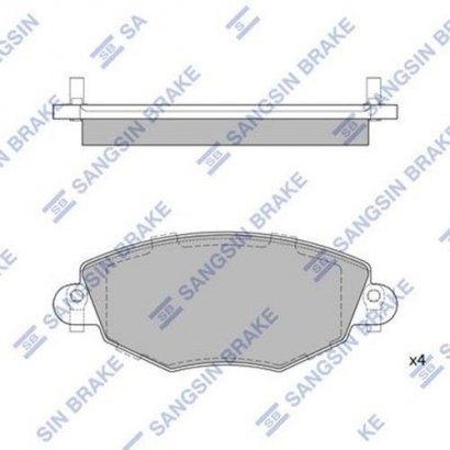 SP2030 Hi-Q (SANGSIN BRAKE) Тормоз.колодки перед.Ford Mondeo