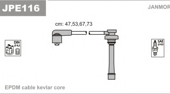 JPE116 JANMOR (Польша) Провід JPE116
