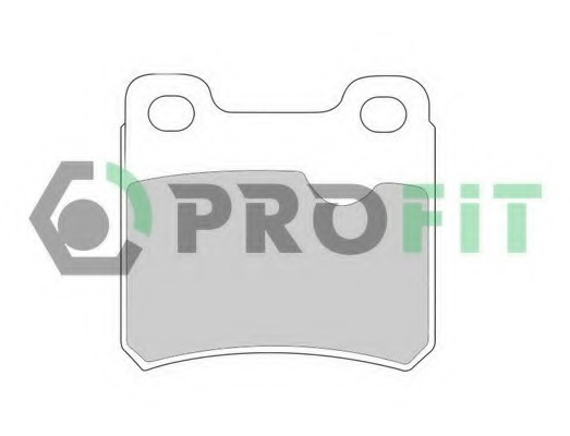 Фото колодки зад диск La Opel Omega A 5000-0586 PROFIT 5000-0586 PROFIT Колодки зад диск La Opel Omega A