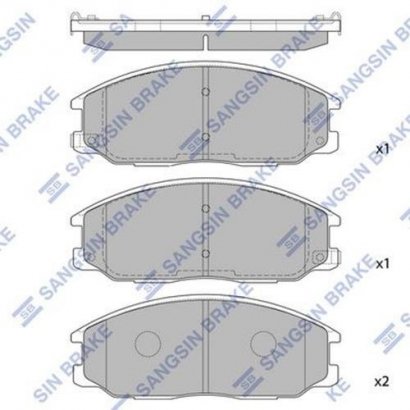 SP1171 Hi-Q (SANGSIN BRAKE) Колодки пров Rexton 48130-08250/SP1171