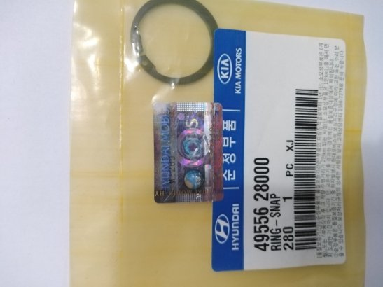 Фото кольцо стопорное шруса Hyundai 49556-28000 49556-28000 MOBIS 49556-28000 MOBIS Кольцо стопорное шруса Hyundai 49556-28000