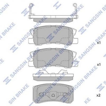 SP2076 Hi-Q (SANGSIN BRAKE) Т/кол Outlander, Lancer 9 Задний 03-