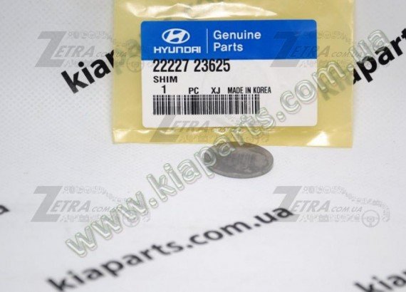 22227-23625 MOBIS Шайба регулировки клапанов KIA/HYUNDAI,HYNDAI