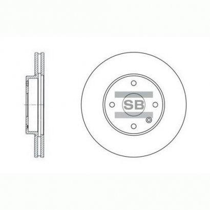 SD3007 Hi-Q (SANGSIN BRAKE) гальмівний диск передній Епіка/Еванда(Корея)96329364