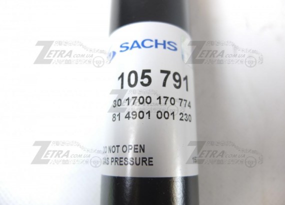 105791 SACHS (Германия) Амортизатор LANOS задн. газовий NEXIA, ESPERO  / SACHS