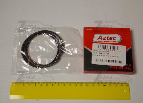 96325699 AZTEC (Корея) Кольца поршневые MATIZ (d.68,75)стдарт (к-т )