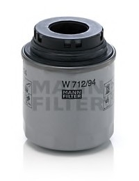 W712/94 MANN (Германия) Фильтр масл VW Polo 1.6 10-