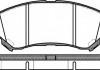 Колодки пер Nissan QASHQAI 1318.00