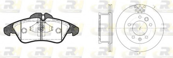 857801 ROADHOUSE RH 2578.00(1шт)+RH 6461.10(2шт) = RH 8578.01 KIT (Спец. отпускная цена 1470 грн!!!) ROADHOUSE