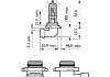 9005WHVB1 PHILIPS (Япония) Лампа накаливания HВ3 WhiteVision 12V 55W P20d (+60) (4300K) 1шт. blister (пр-во Philips) (фото 3)