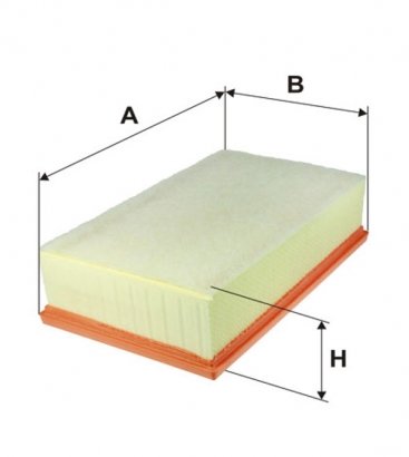 WA9779 WIX-FILTRON Фильтр воздушный Audi A3 III, TT III; Seat Leon III; Skoda Octavia III (пр-во Wix-Filtron)