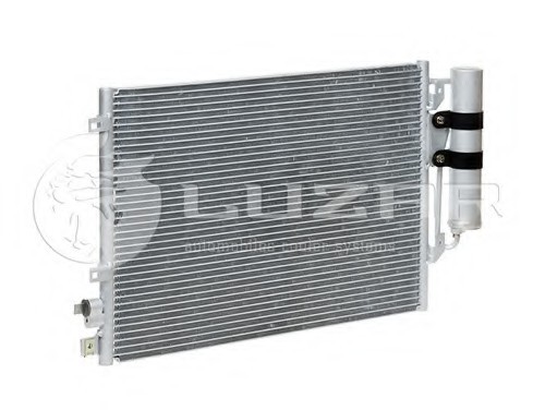 LRACRELO04360 LUZAR (Россия) Радиатор кондиционера Logan 1.4/1.6 (04-) с ресивером АКПП/МКПП (LRAC ReLo04360) Luzar