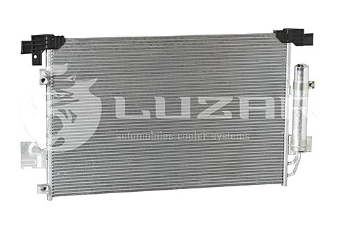 LRAC1104 LUZAR (Россия) Радиатор кондиционера Lancer 1.5/1.8/2.0 (07-) АКПП,МКПП с ресивером (LRAC 1104) Luzar