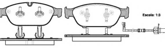 1441.02 Remsa Колодка торм. AUDI A8 3.0 4.2TFSI QUATTRO,3.0 4.2TDI QUATTRO 09- передн. (пр-во REMSA)