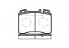 Колодка гальм. MB W201/E-CLASS W124/E-CLASS W210/SL R129 01.1991 - передн. (пр-во REMSA) 0379.00