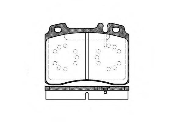 Фото колодка гальм. MB W201/E-CLASS W124/E-CLASS W210/SL R129 01.1991 - передн. (пр-во REMSA) 0379.00 Remsa 0379.00 Remsa Колодка гальм. MB W201/E-CLASS W124/E-CLASS W210/SL R129 01.1991 - передн. (пр-во REMSA)