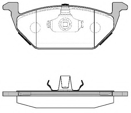 0633.00 Remsa Колодка торм. SEAT LEON; SKODA OCTAVIA 96-;VW BORA 99-,GOLF 97- передн. (пр-во REMSA)
