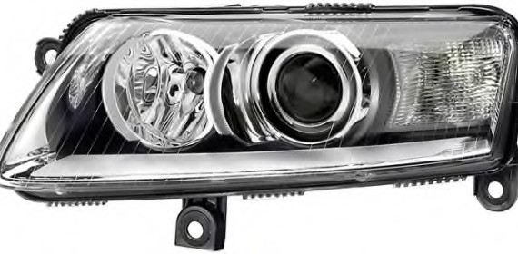 1EL 008 881-421 HELLA Фара прав. Bi-XENON(D2S) з поворотником та денним світлом, авт. регул [HELLA] HELLA