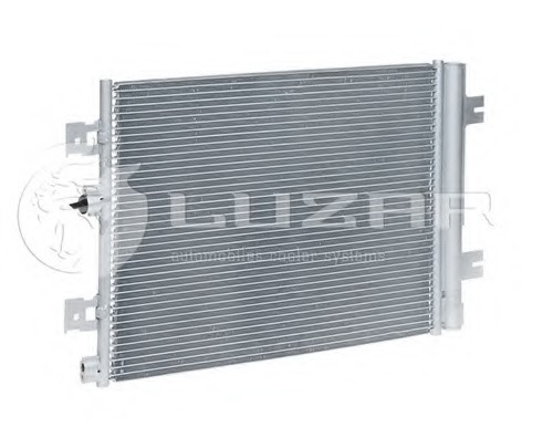 LRAC0961 LUZAR (Россия) Радиатор кондиционера Logan 1.4/1.6 (08-) АКПП/МКПП с ресивером (LRAC 0961) Luzar