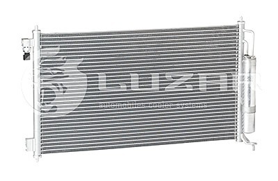 LRAC14AX LUZAR (Россия) Радиатор кондиционера Micra 1.0/1.2/1.4 (02-) МКПП с ресивером (LRAC 14AX) Luzar