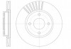 Диск гальмівний NISSAN TIIDA 1.5-1.8 07-, CUBE 1.5 1.6 2010 - передн. (пр-во REMSA) 61410.10