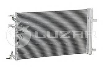 LRAC0552 LUZAR (Россия) Радиатор кондиционера Astra J (10-)1.4T/1.6T/1.7CDTI/2.0CDTI (LRAC 0552) Luzar