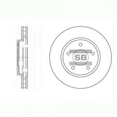 SD4315 Hi-Q (SANGSIN BRAKE) Диск тормозной MITSUBISHI LANCER Saloon(CYZA)-1.5,1.6,1.8,2.0 (пр-во SANGSIN)