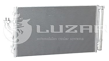 LRAC08S5 LUZAR (Россия) Радиатор кондиционера Sportage 1.6/2.0/2.4 (10-) АКПП/МКПП (LRAC 08S5) Luzar