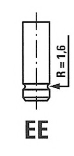 R4169/RCR Freccia (ITALIA) Клапан выпускной Fiat Doblo 1.2 8v/Uno-Tipo-Punto 1.0-1.1 R4169/RCR FRECCIA