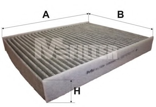 K9094C-2 MFILTER Фільтр салону BMW 5 (F10/F11/F18), 5 GT, 6, 7 (вугільний) (пр-во M-Filter)