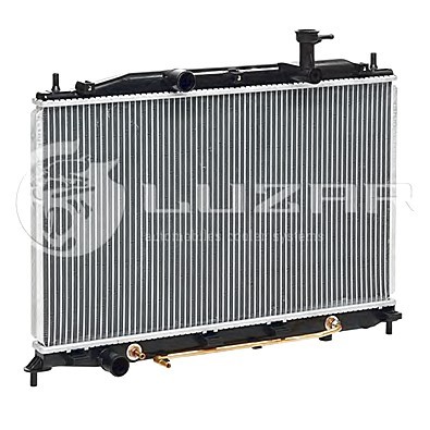 LRCKIRI05210 LUZAR (Россия) Радиатор охлаждения Rio 1.4/1.6 (05-) АКПП (алюм) (LRc KIRi05210) Luzar