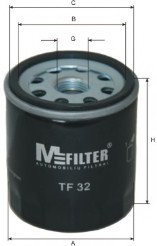 TF32 MFILTER Фільтр масляний LANOS, AVEO, LACETTI, NUBIRA, NEXIA (пр-во M-filter)