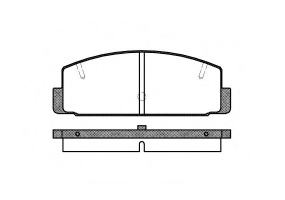 0179.20 Remsa Колодка торм. MAZDA 626 V (GF)(GW) (04/98-08/02) задн. (пр-во REMSA)
