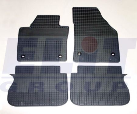 KHD 212 818 BS ELIT  VW CAD 04- Резиновые коврики, к-т 4 шт, с большим отв.фиксации ELIT
