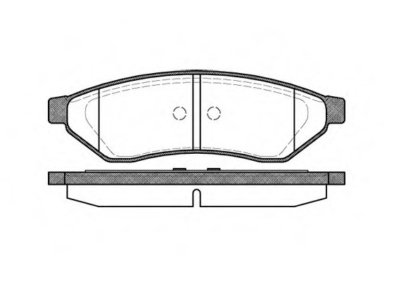 1049.00 Remsa Колодка торм. CHEVROLET EPICA, EVANDA 2.0, 2.5 задн. (пр-во REMSA)