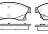 Колодка торм. CHEVROLET AVEO (T300) (03/11-) передн. (пр-во REMSA) 1431.12