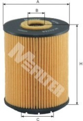 TE636 MFILTER Фильтр масляный Audi, Mercedes Benz, Volkswagen (пр-во M-filter)