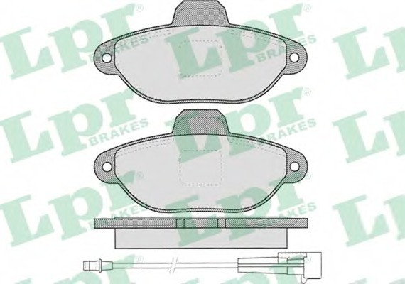 05P462 LPR Комплект гальмівних колодок з 4 шт. дисків
