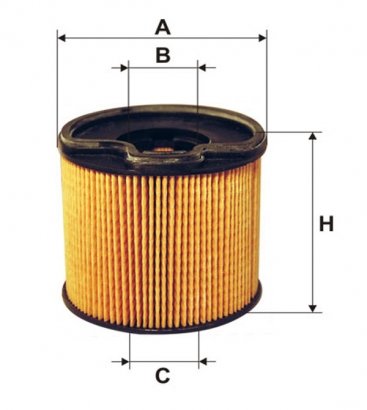 WF8195 WIX-FILTRON Фильтр топл. CITROEN, PEUGEOT PE816/3/WF8195 (пр-во WIX-Filtron)