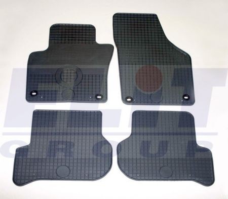KHD 212 805 BS ELIT  VW GO5P Резиновые коврики, к-т 4 шт, с большим отв.фиксации ELIT