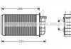 Радиатор печки - бензиновые модели [OE. 46721967 / 46722546] AVA FT 6183