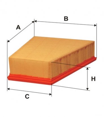 WA6702 WIX-FILTRON Фільтр повітряний SKODA FABIA WA6702/AP189/1 (пр-во WIX-Filtron)
