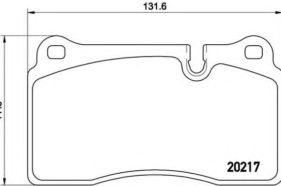 P44018 BREMBO (Германия) Колодки гальмівні передні Range Rover Sport 4.2 P44018 BREMBO