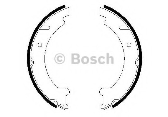 0 986 487 548 BOSCH Комплект тормозных колодок, стояночная тормозная система BOSCH