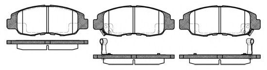Фото колодка гальм. HONDA CIVIC КУПЕ 1.6 94-00 передн. (пр-во REMSA) 0324.12 Remsa 0324.12 Remsa Колодка гальм. HONDA CIVIC КУПЕ 1.6 94-00 передн. (пр-во REMSA)