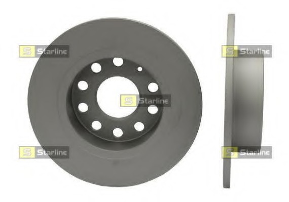 PB 1477C Starline Диск тормозной окрашенный (антикорозионная обработка) STARLINE