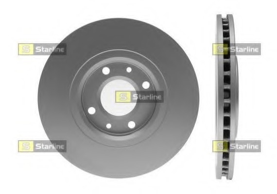 PB 2954C Starline Диск тормозной окрашенный (антикорозионная обработка) STARLINE